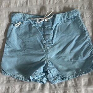 Sundek Pale Blue Boys Swim Trunks with Drawstring